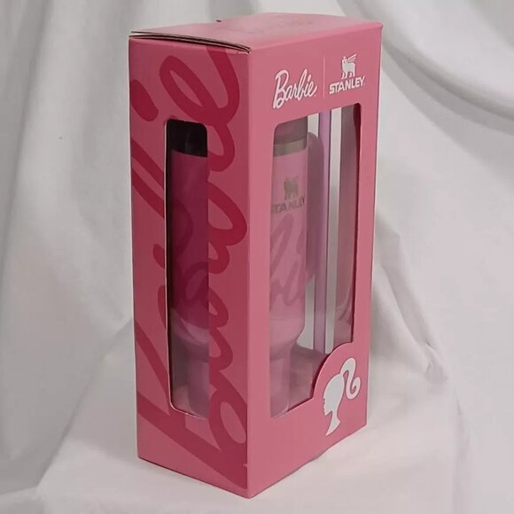 Stanley X Barbie Icon Flowstate Quencher 40 oz Tumbler Brand New In Box - Picture 6 of 8